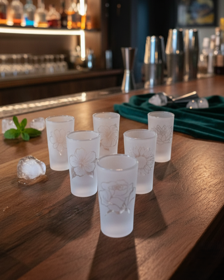 Schnapsglas Blume